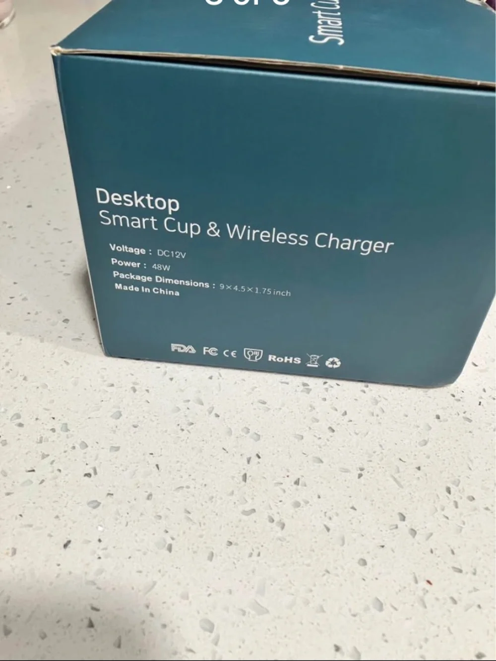 MINXUE Desktop Smart Cup & Wireless Charger